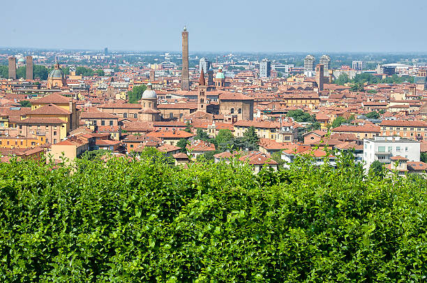 green edge texture - Bologna tour aerial view sightsee emilia-romagna