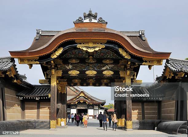 Entrance Gate Of Nijo Castle Stock Photo - Download Image Now - Nijo Castle, Ancient, Architecture