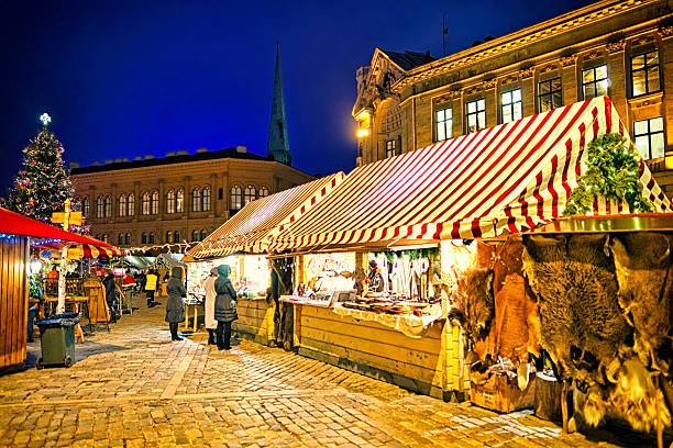 istock European Christmas market 529117437