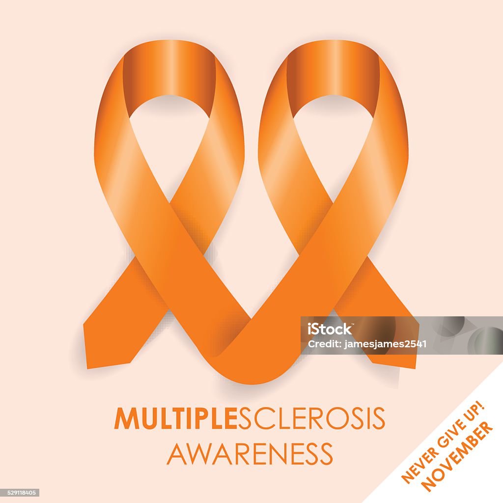 Ms Ribbon Vector Image Multiple Sclerosis Ribbon Stock Illustration - Download Image Now ...