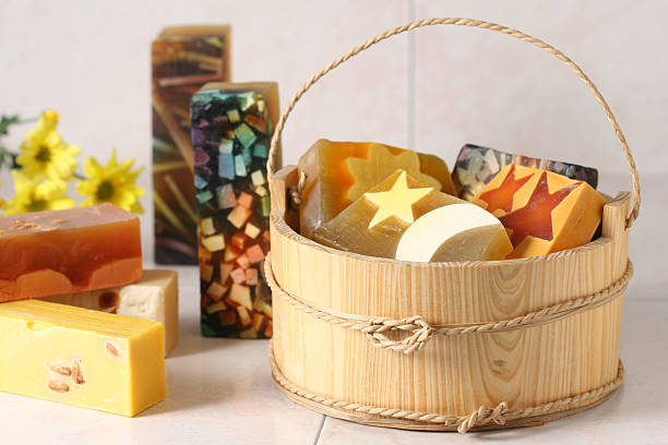 istock Homemade Soap with Lavender 529118551