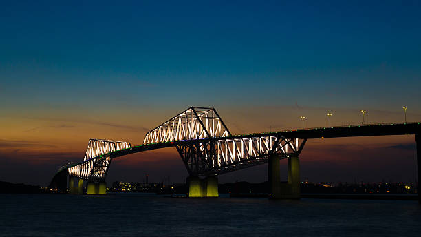istock Tokyo Gate Bridge in twilight 529119243