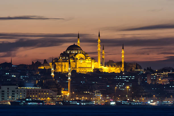 istock Suleymaniye Mosque at Istanbul Night 529119355