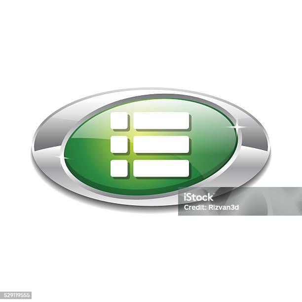 Options Circular Vector Green Web Icon Button Stock Illustration - Download Image Now - Badge, Choice, Circle