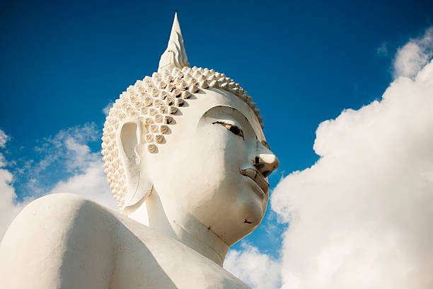 istock The Big White Buddha statue, Thailand 529119783