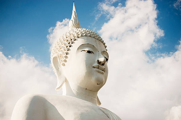istock The Big White Buddha statue, Thailand 529119791