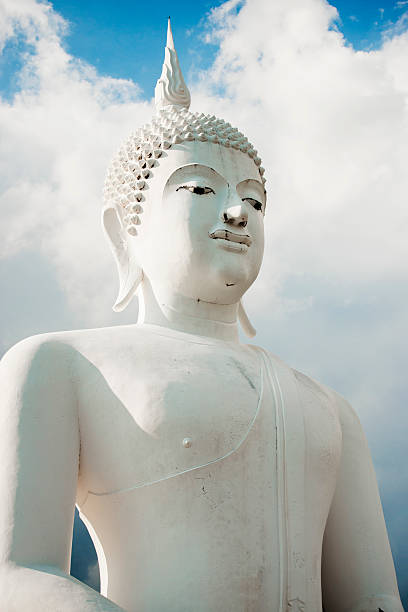 istock The Big White Buddha statue, Thailand 529119795