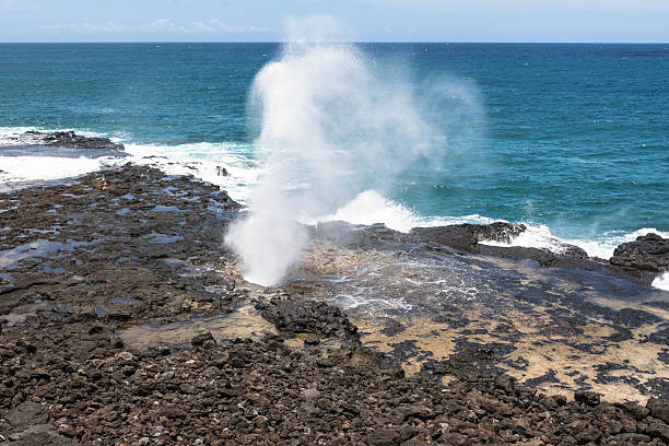 Spouting Horn in Kauai, Hawaii