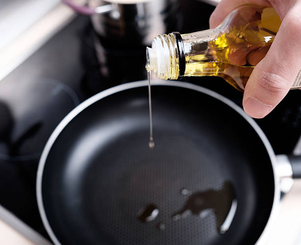 istock Dripping pan and olive oil 529120856