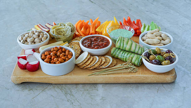 istock Vegetable Crudites and Dips/ vegetable platter, healthy eating 529124062