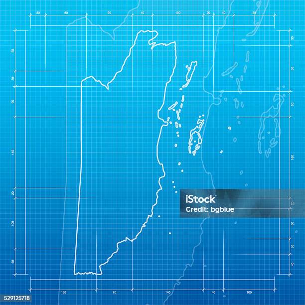 Belize Background Map Belize Map On Blueprint Background Stock Illustration - Download Image ...