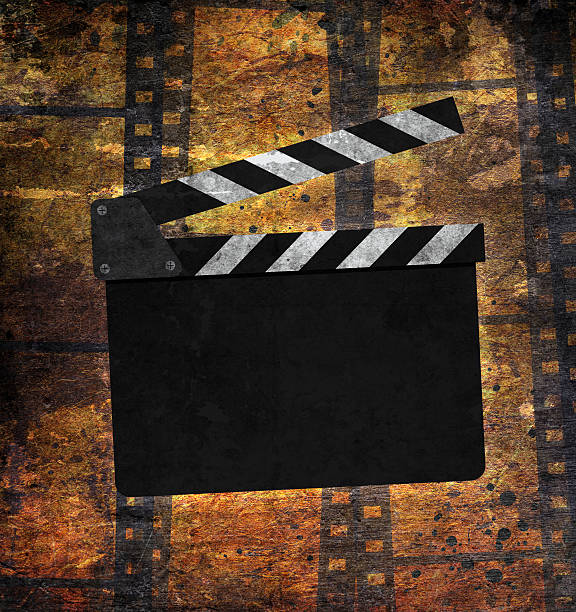 istock Vintage background with film frame 529128360