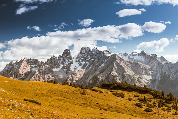 istock Scenic view of Italian Dolomites mountains 529128800