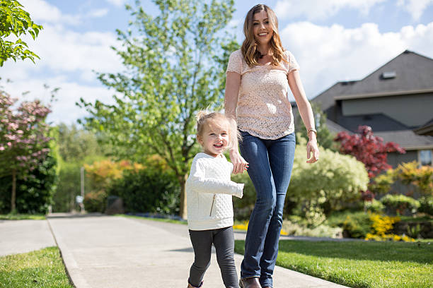 istock Beautiful young mother and her daughter spending time 529129620
