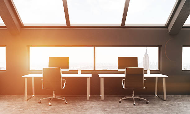 istock Black coworking area NY toning 529130250