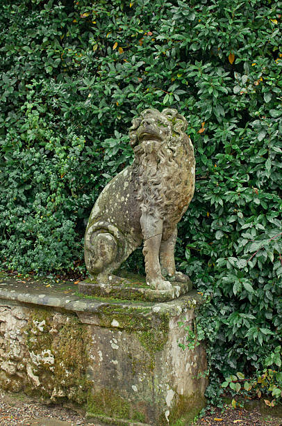 istock lion statue in the Boboli gardens 529130530