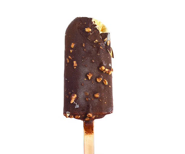 istock ice cream covered with chocolate vanilla and almonds 529131009
