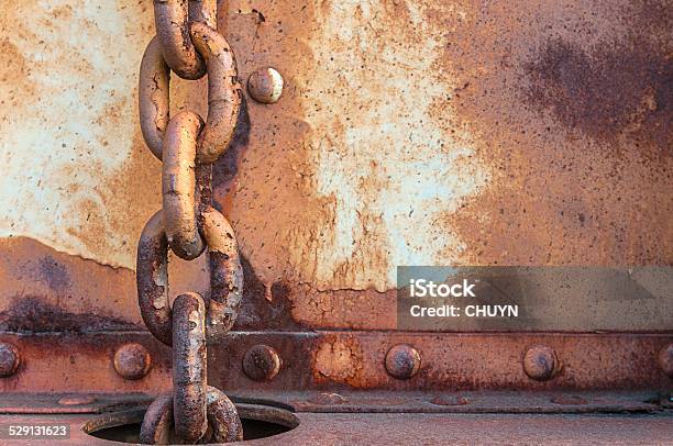 Rusty Chains Stock Photo - Download Image Now - Abstract, Aging Process, Antique