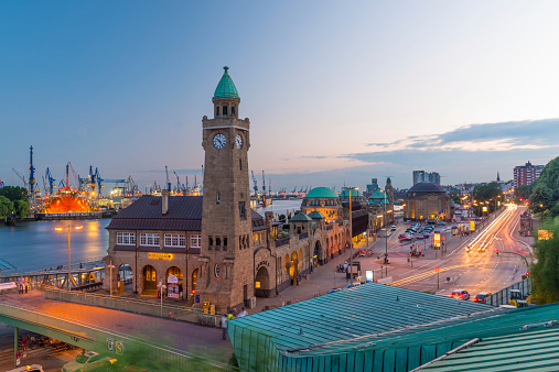 Harbour of St. Pauli, Hamburg Germany