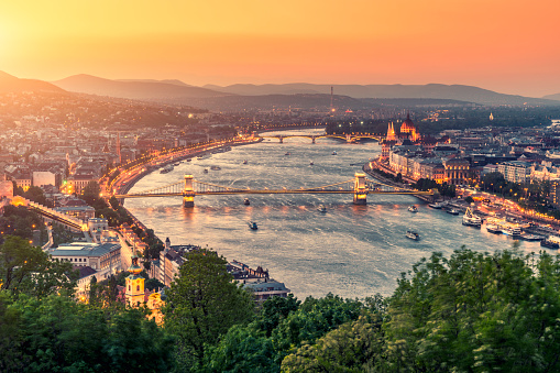 Paisaje de la ciudad de Budapest photo