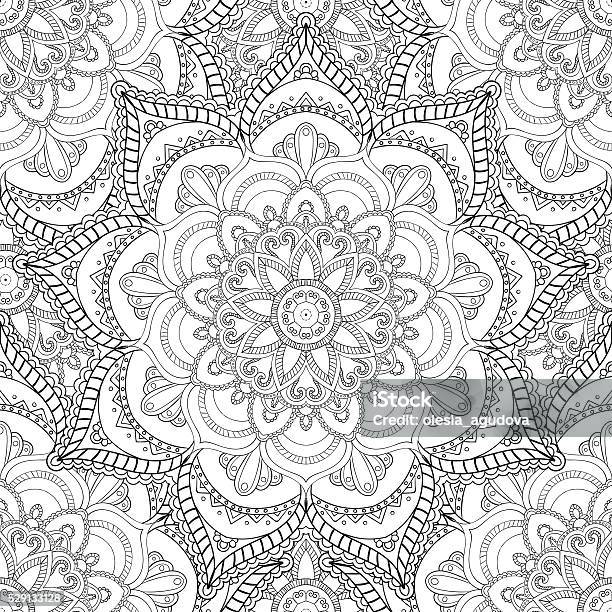 Coloring Pages For Adultsdecorative Hand Drawn Doodle Nature Ornamental ...