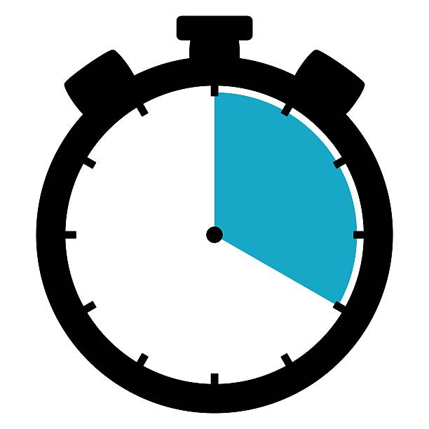 stoppwatch icône: 20 minutes 20 secondes et 4 heures - chronographe photos et images de collection