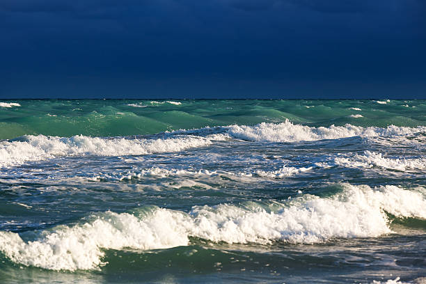 istock stormy sky over the ocean 529134339