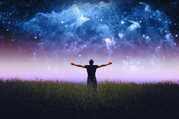istock Mans silhouette. Elements of this image furnished by NASA 529134798