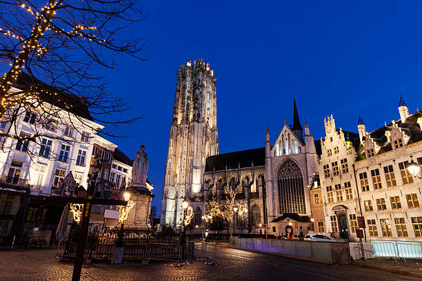 istock Saint Rumbold's Cathedral in Mechelen 529140316