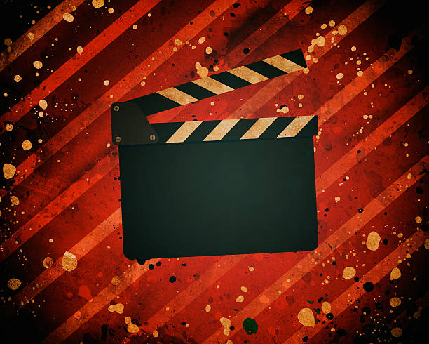 istock Movie clapperboard on a grunge 529141306