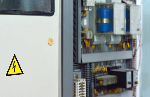 istock High Voltage Danger Sign on Electric Box 529141932