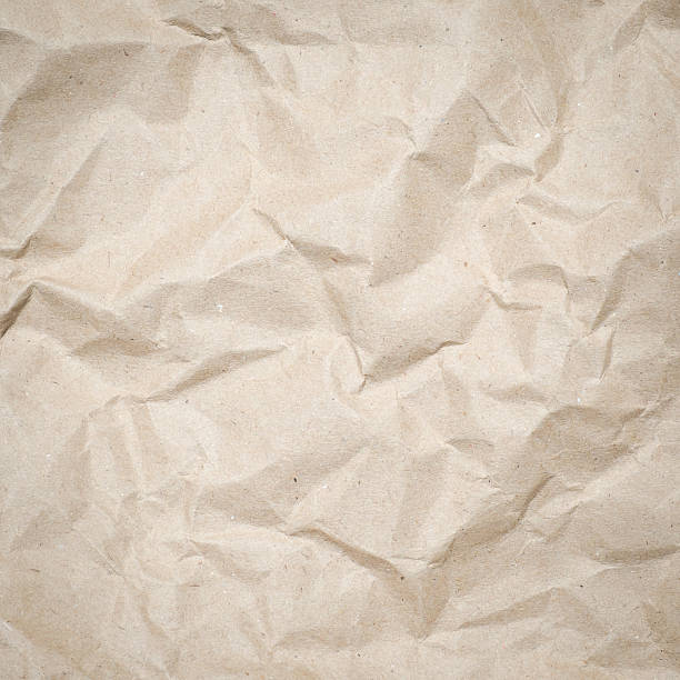 istock Paper texture - old paper sheet / wrinkled paper texture or background 529161063