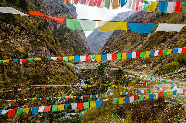 istock Road between the mountains in Tibet 529163607