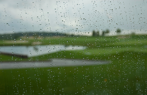 Raining and so no golf