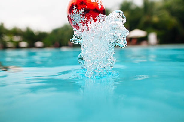 istock new year tree decoration splash from the water 529194343