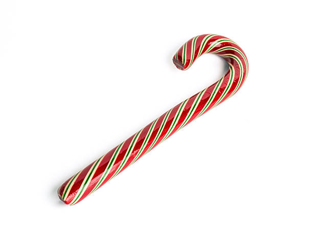 istock Colorful Candy Cane Isolated on White 529194427