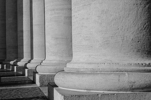 istock Pillars Columns of Law and Order 529195049