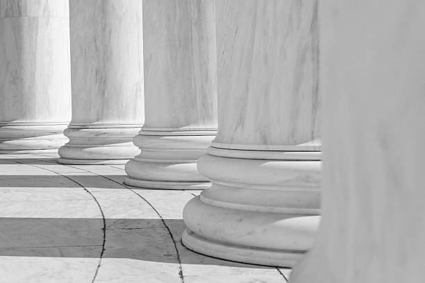 istock Pillars Columns of Law and Order 529195073