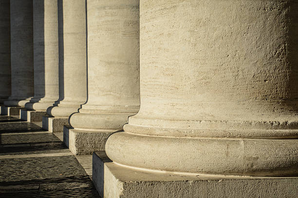 istock Pillars Columns of Law and Order 529195107