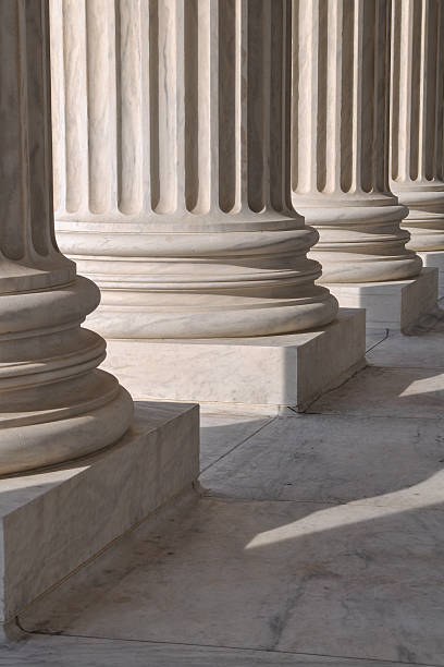 istock Pillars Columns of Law and Order 529195109