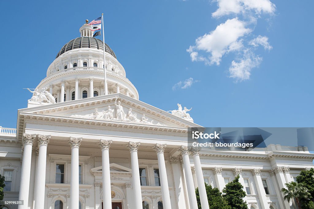 Califórnia Capitol Building - Foto de stock de Capitólio Estatal royalty-free