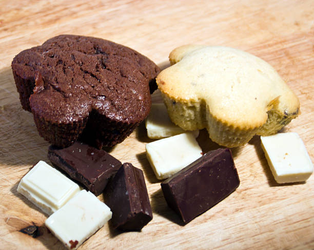 istock Dessert with black and white chocolate 529195435