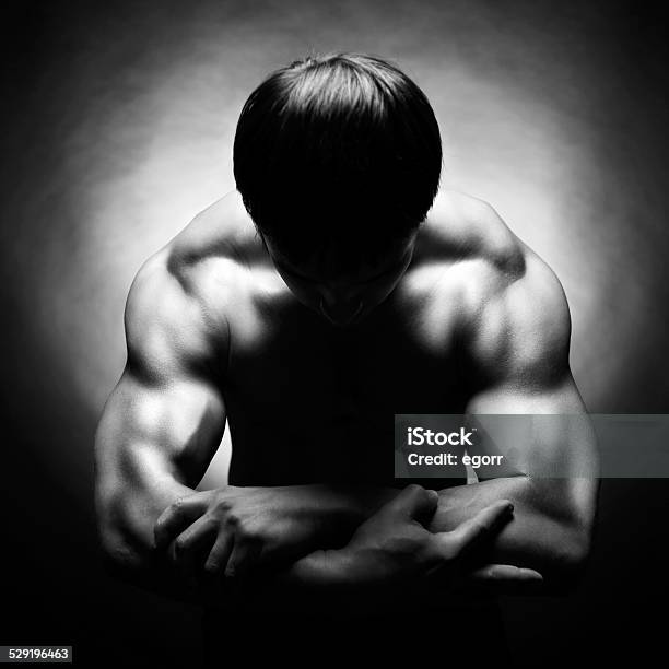 Naked Athlete Stock Photo - Download Image Now - 20-24 Years, 20-29 Years, 30-39 Years