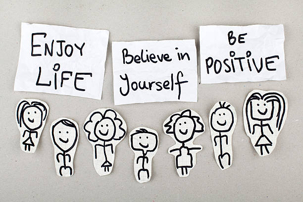 Motivational inspirational notes concept