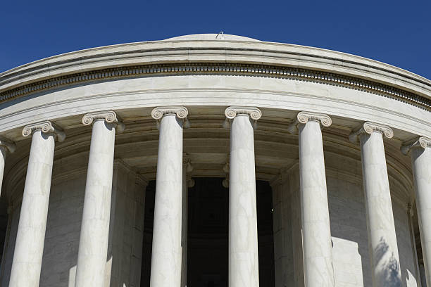 istock Pillars at Jefferson Memorial Building 529206039