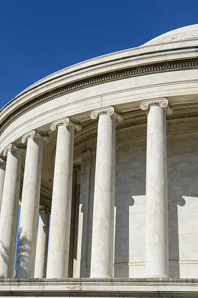 istock Pillars at Jefferson Memorial Building 529206045