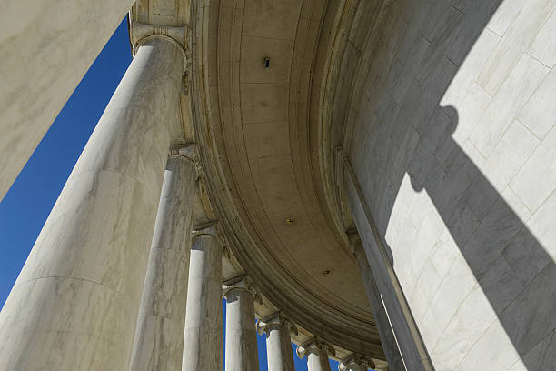 istock Pillars at Jefferson Memorial Building 529206047