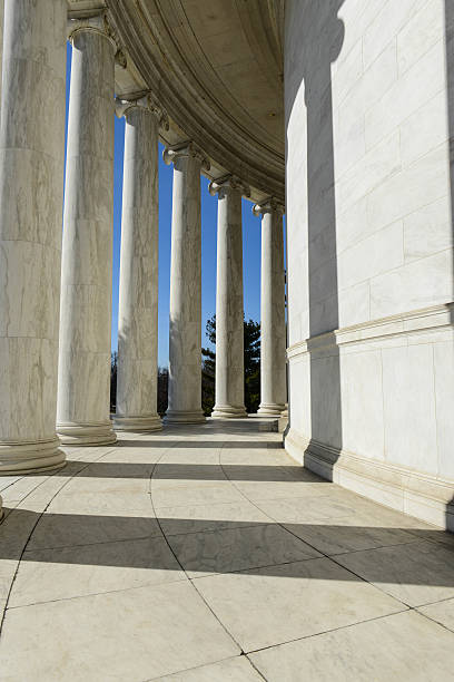 istock Pillars at Jefferson Memorial Building 529206049