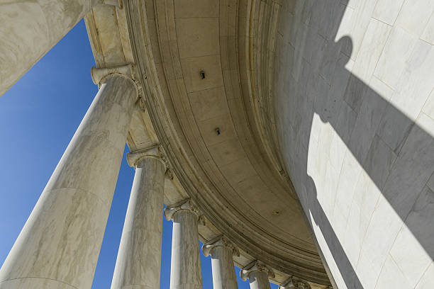 istock Pillars at Jefferson Memorial Building 529206057