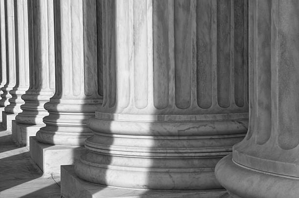 istock Pillars Columns of Law and Order 529207369